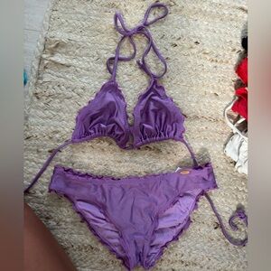 Luli Fama Purple bikini